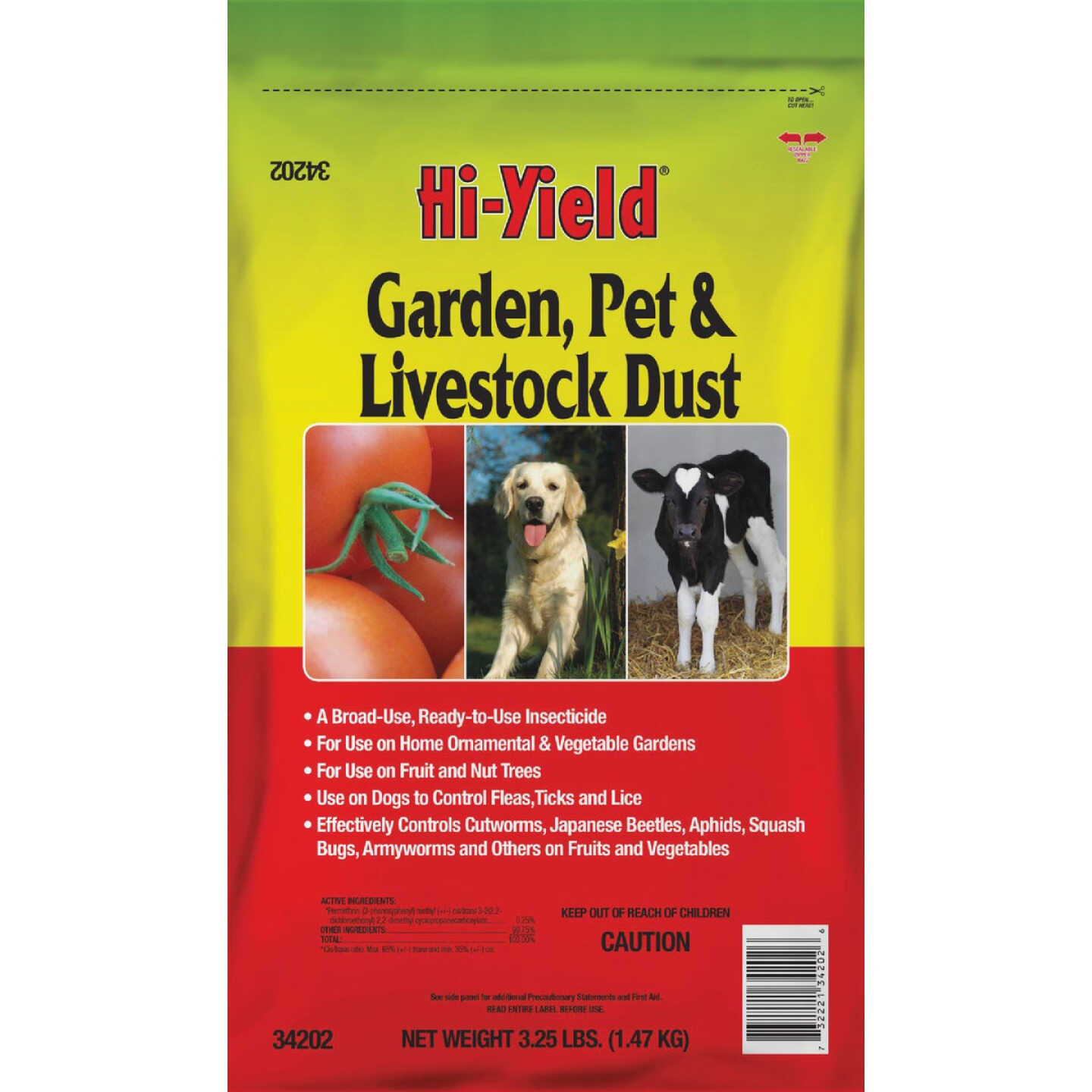Hi-Yield 3.25 Lb. Ready To Use Pet, Livestock, & Garden Dust Insect Killer Image 1