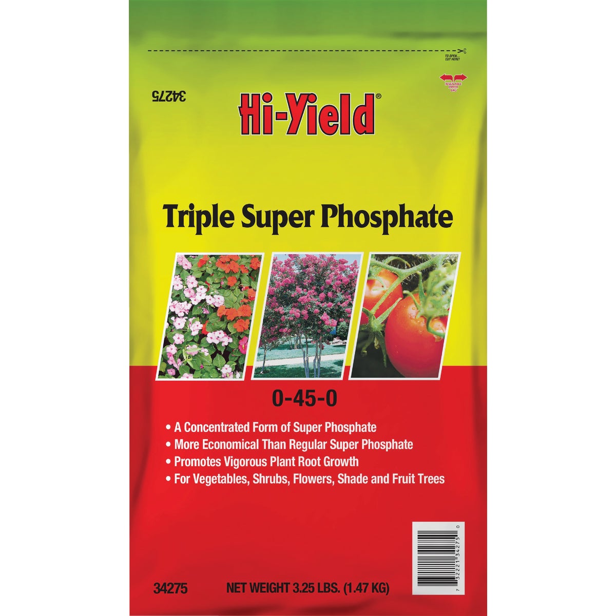 Hi-Yield 3.25 Lb. 0-45-0 Triple Super Phosphate Dry Plant Food