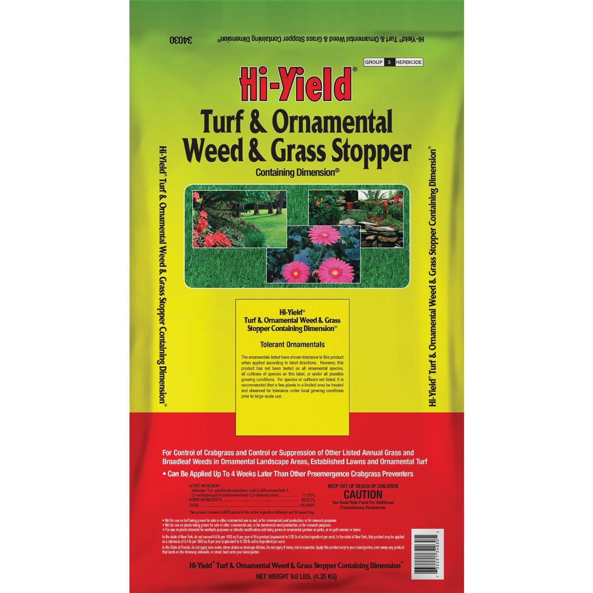 Hi-Yield 9.6 Lb. Ready To Use Granules Turf & Ornamental Weed & Grass Stopper