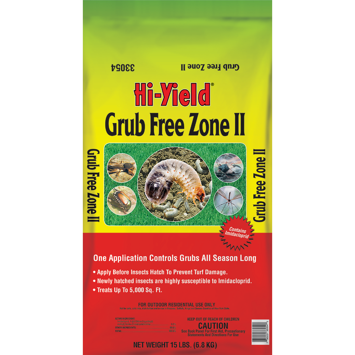 Hi-Yield Grub Free Zone II 15 Lb. Ready To Use Granules Grub Killer Image 1