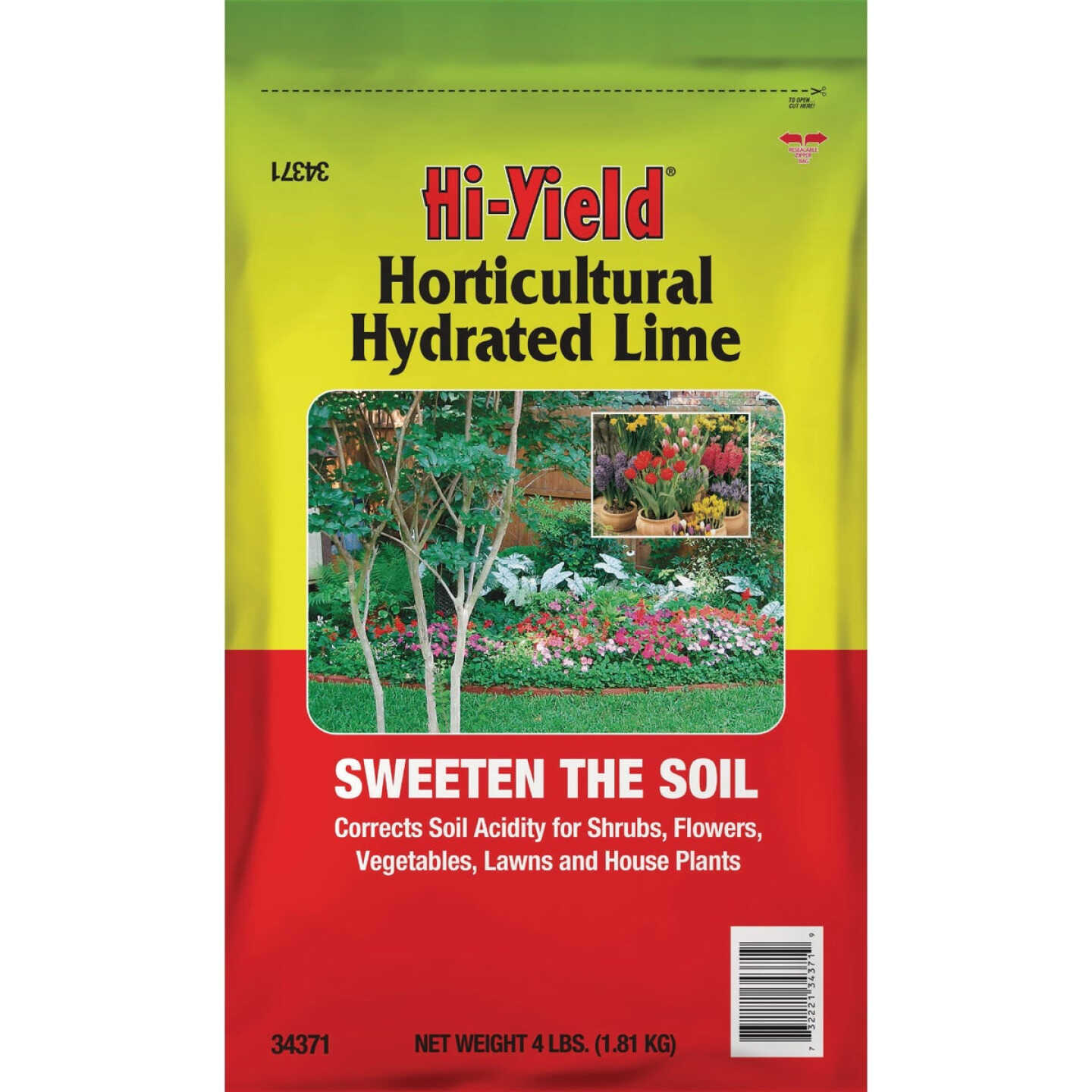 Hi-Yield 4 Lb. 120 Sq. Ft. Coverage Horticultural Hydrated Lime Image 1