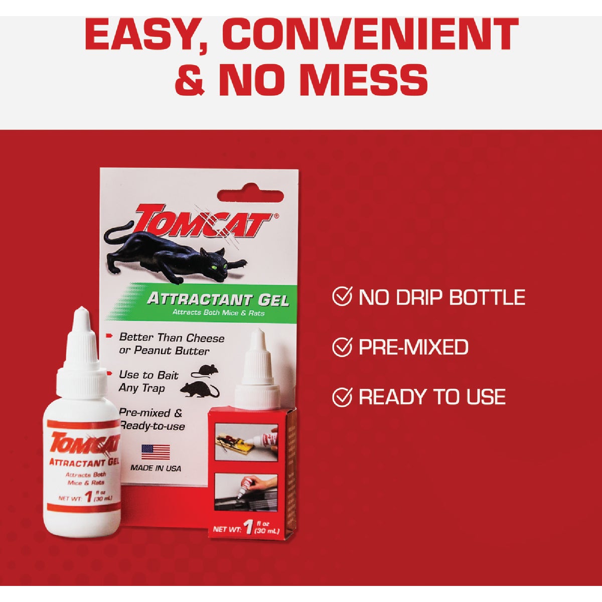 TOMCAT 1 Oz. Attractant Gel Rat & Mouse Trap Image 5