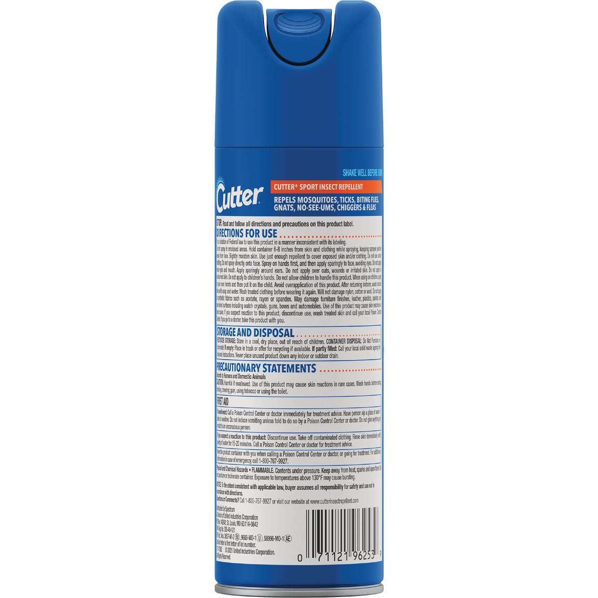 Cutter Sport 6 Oz. Insect Repellent Aerosol Spray Image 3