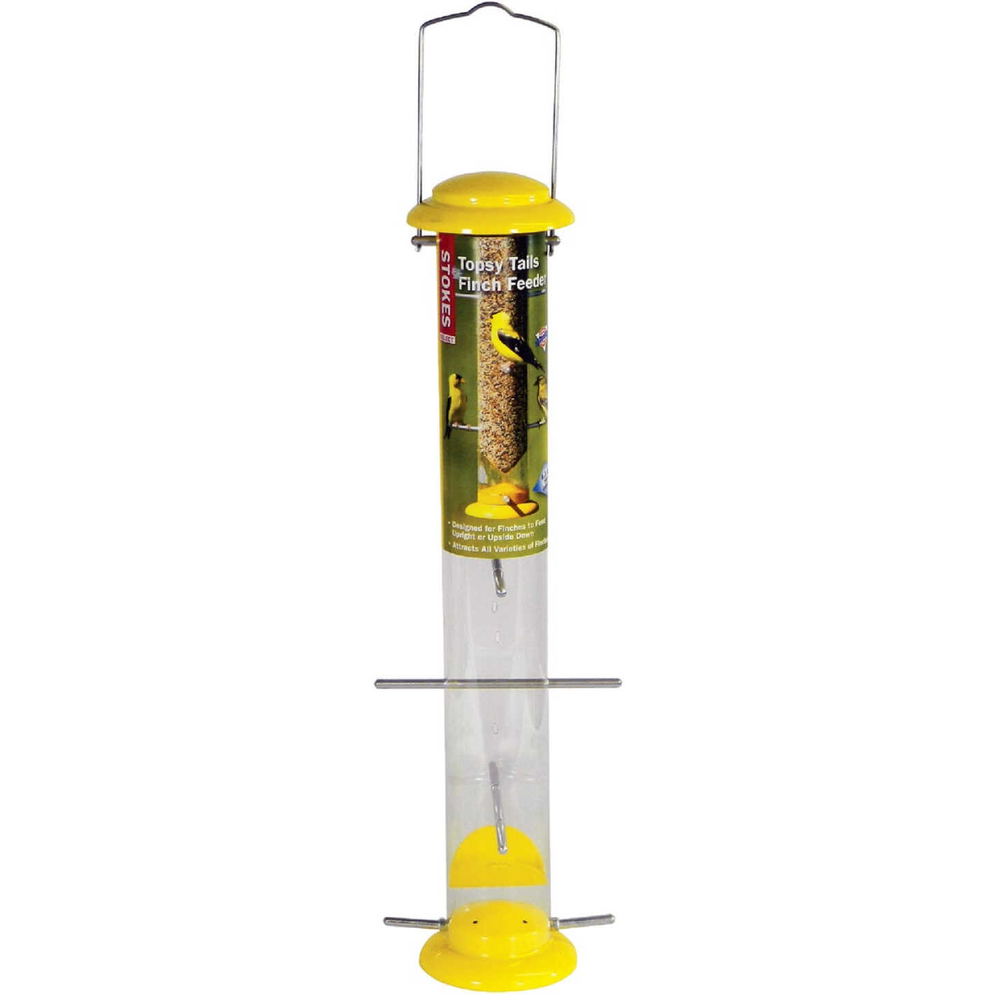 Stokes Select 19 In. 2 Lb. Capacity Yellow Finch Thistle Bird Feeder Image 1