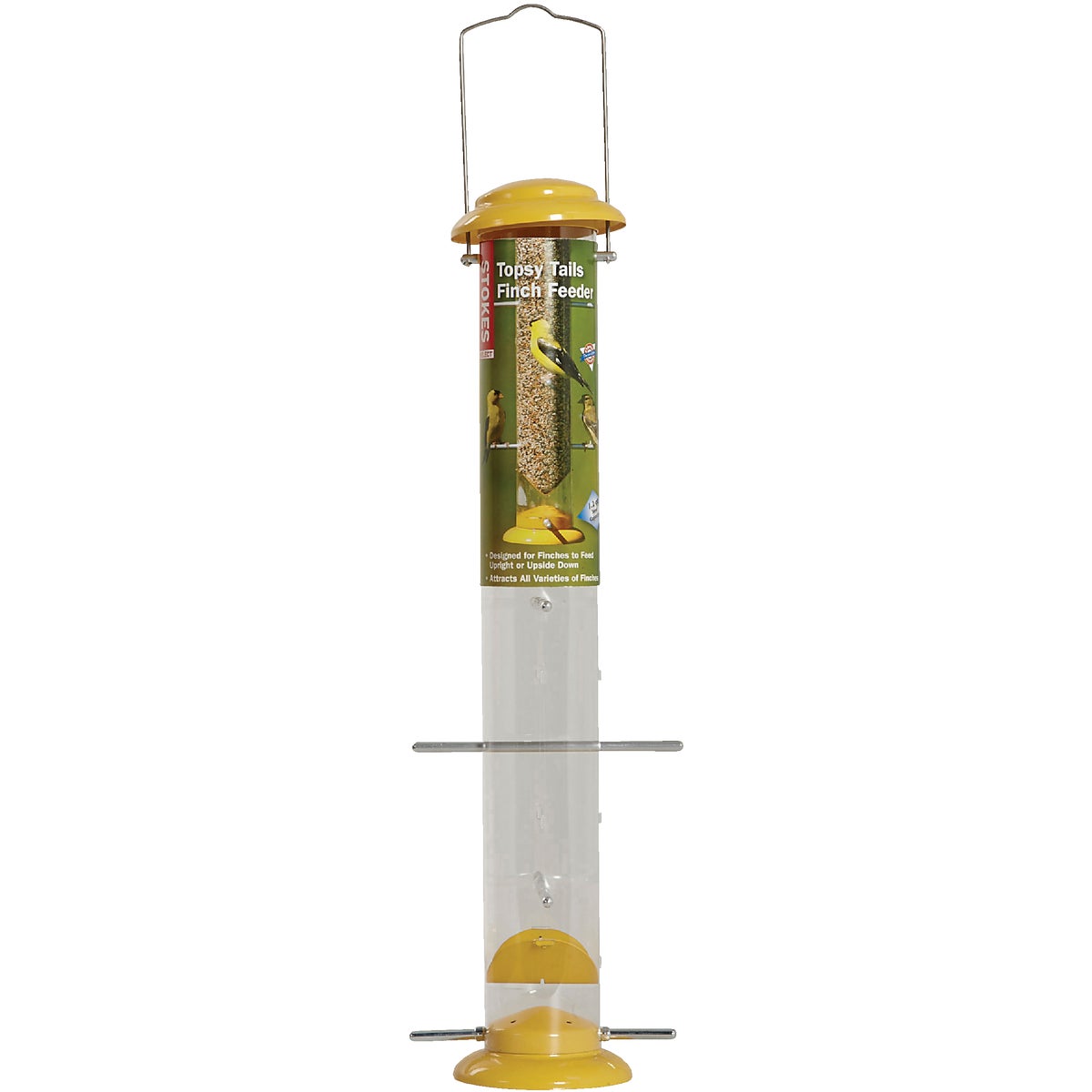 Stokes Select 19 In. 2 Lb. Capacity Yellow Finch Thistle Bird Feeder Image 3