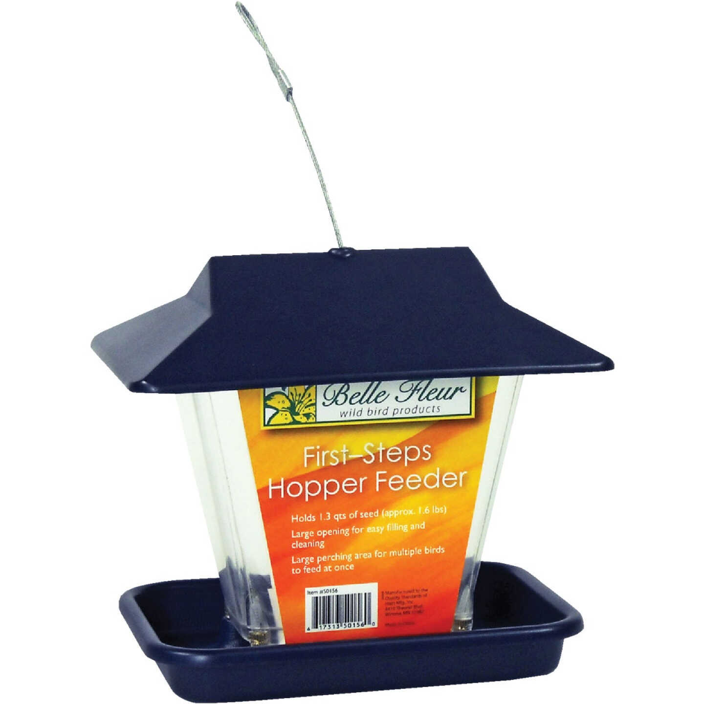 More Birds Plastic 1.7 Lb. Capacity Ranch Hopper Bird Feeder Image 1