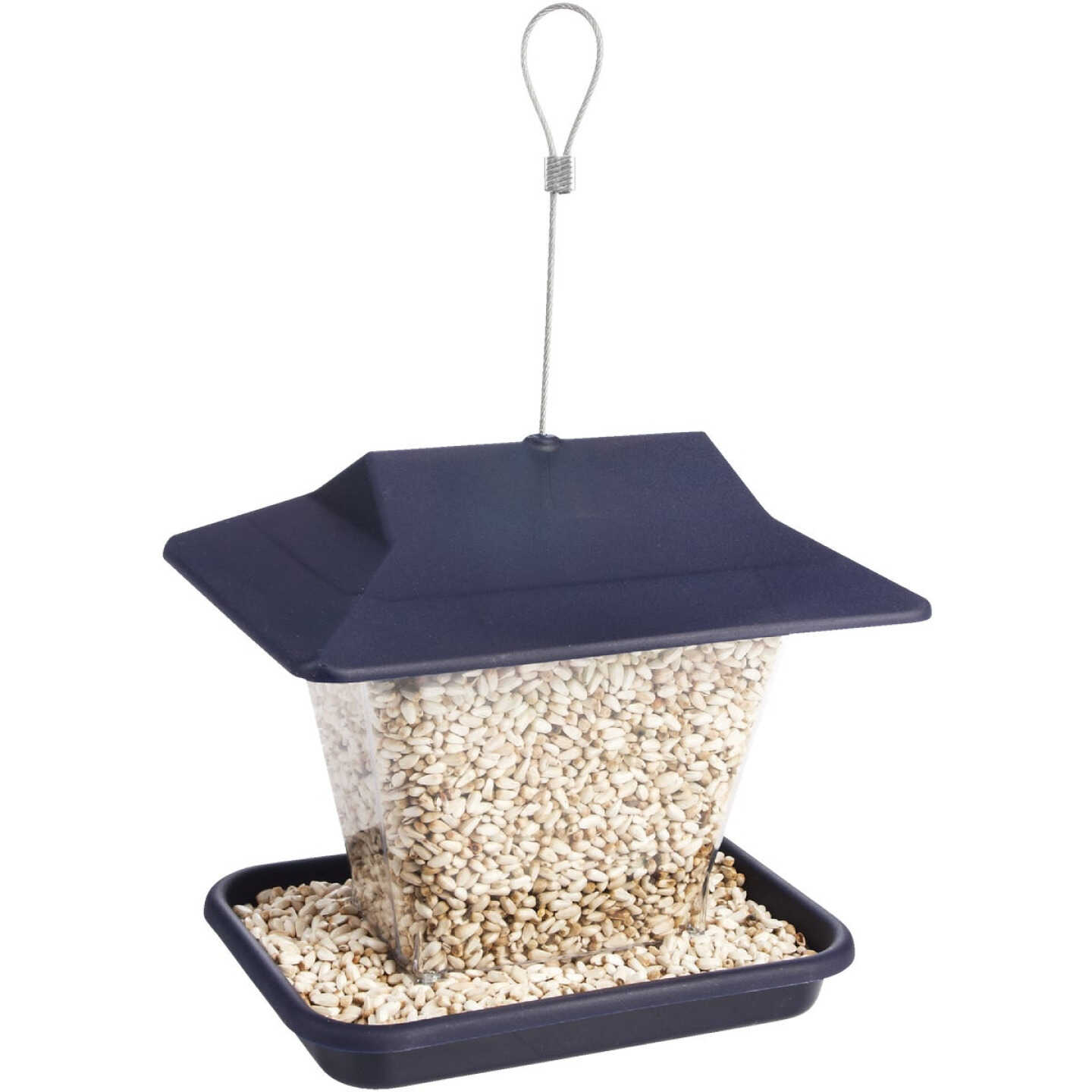 More Birds Plastic 1.7 Lb. Capacity Ranch Hopper Bird Feeder Image 3