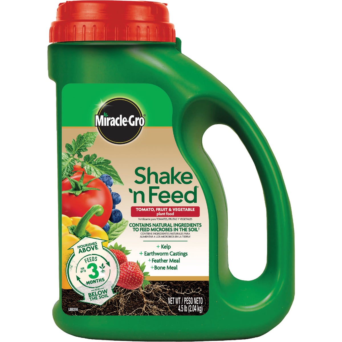 Miracle-Gro Shake 'n Feed 4.5 Lb. Tomato, Fruit & Vegetable Plant Food Image 1