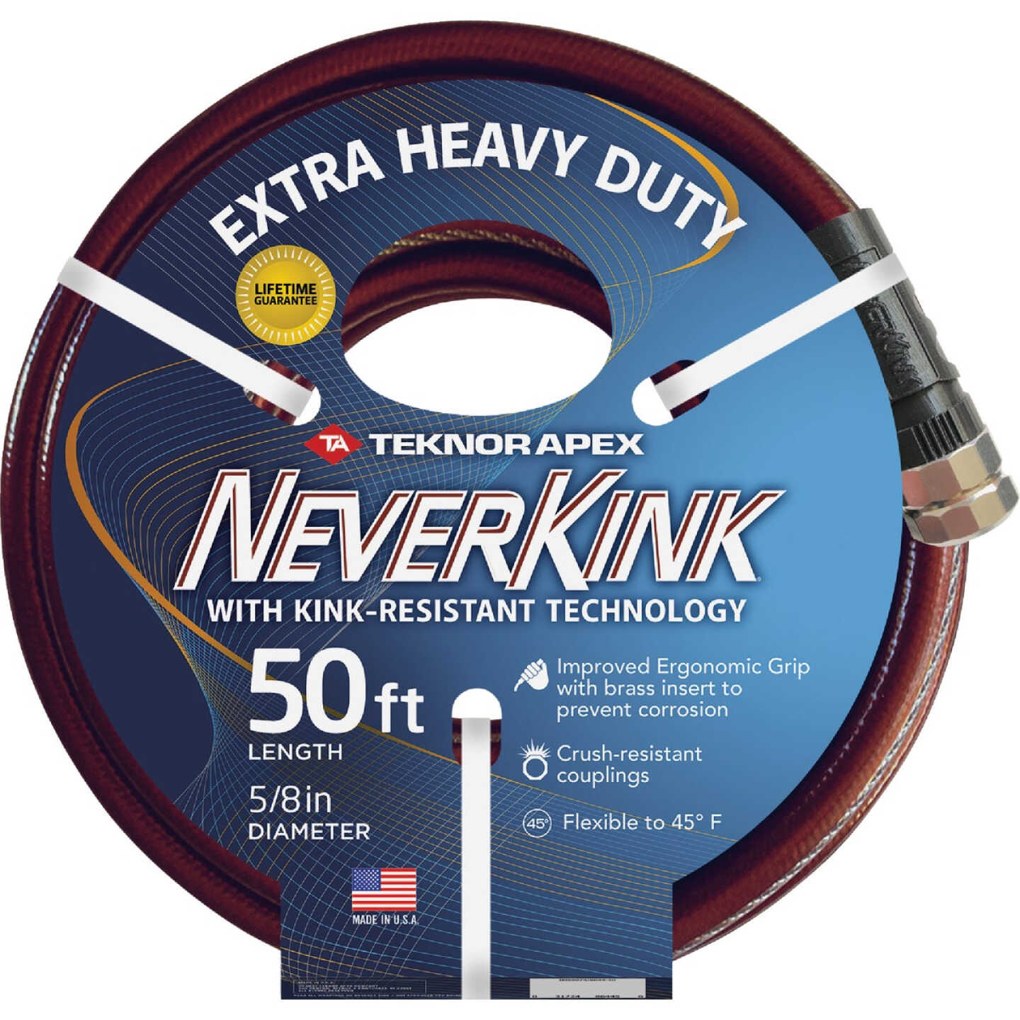Teknor Apex Neverkink 5/8 In. Dia. x 50 Ft. L. Extra Heavy-Duty Garden Hose Image 1