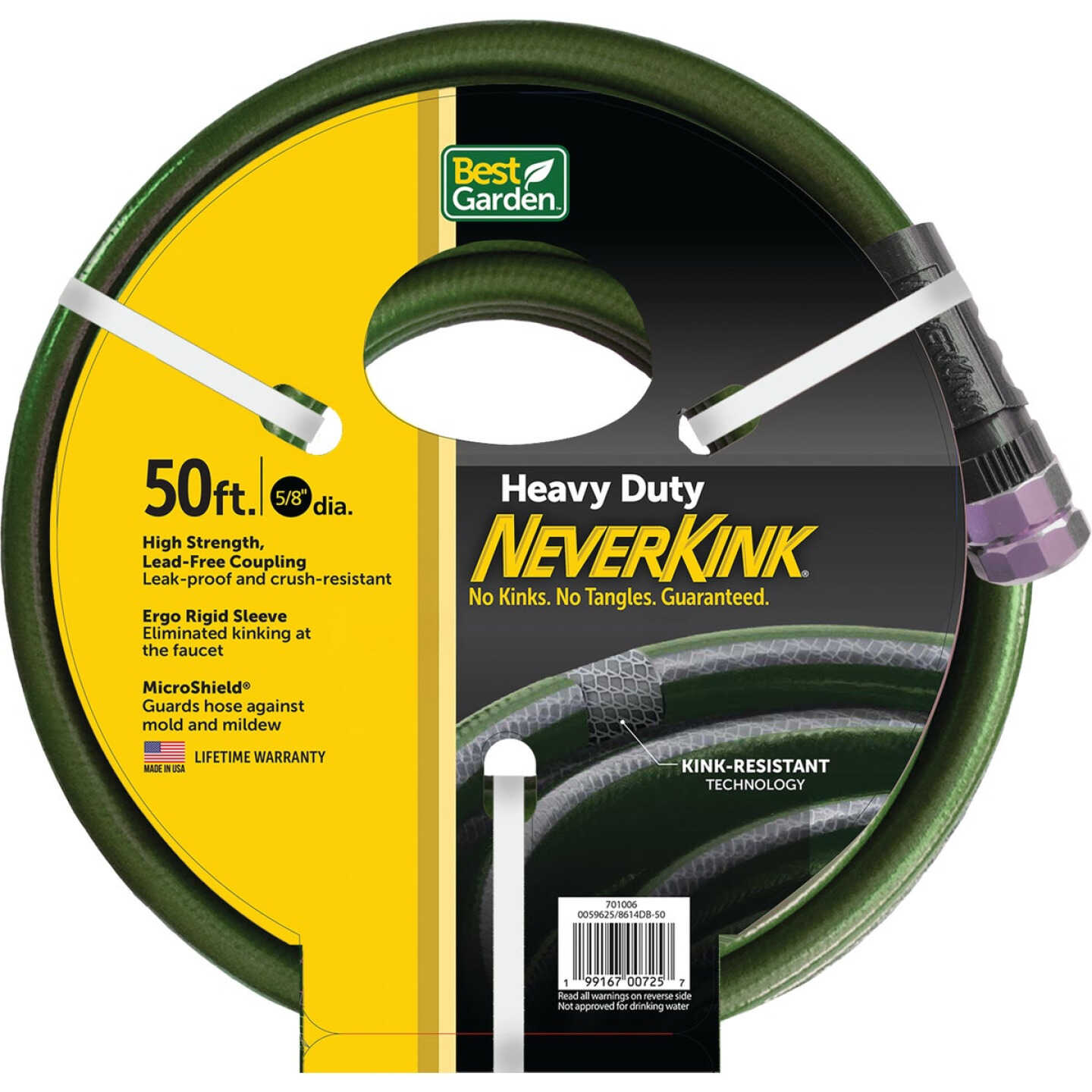 Teknor Apex Neverkink 5/8 In. Dia. x 50 Ft. L. Extra Heavy-Duty Garden Hose Image 1
