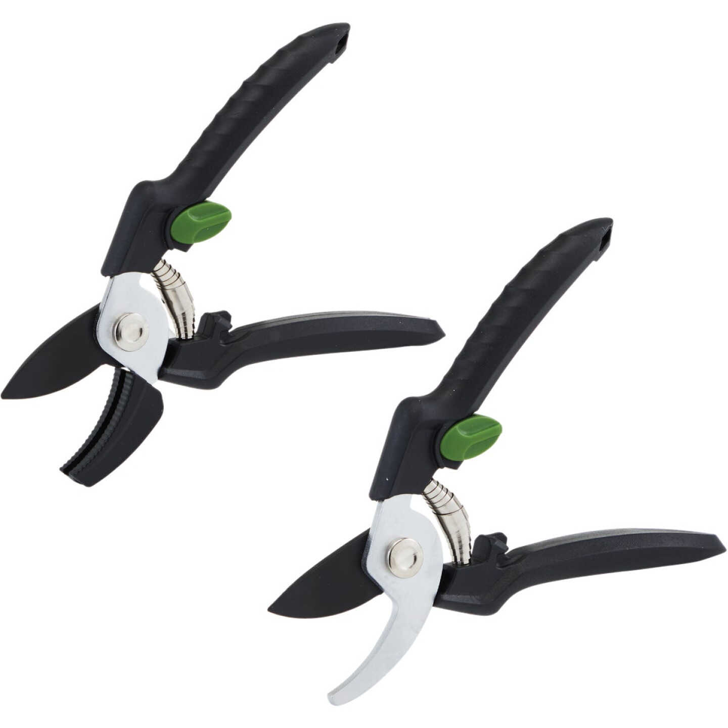 Best Garden 8 In. Bypass Pruner & 7-1/2 In. Anvil Pruner Set Image 3