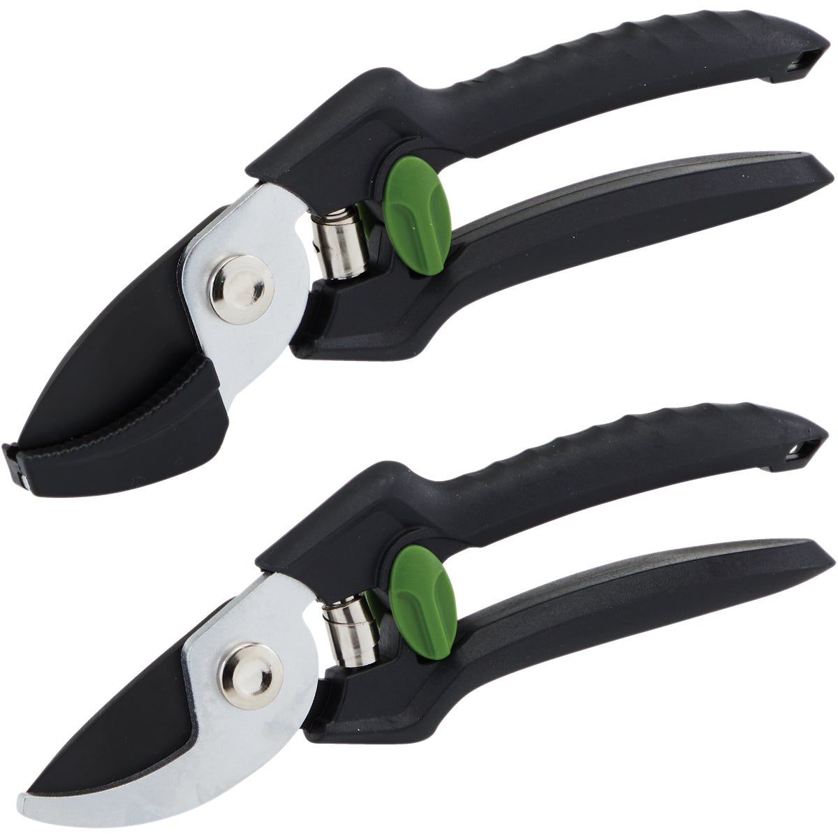 Best Garden 8 In. Bypass Pruner & 7-1/2 In. Anvil Pruner Set