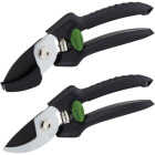 Best Garden 8 In. Bypass Pruner & 7-1/2 In. Anvil Pruner Set Image 1