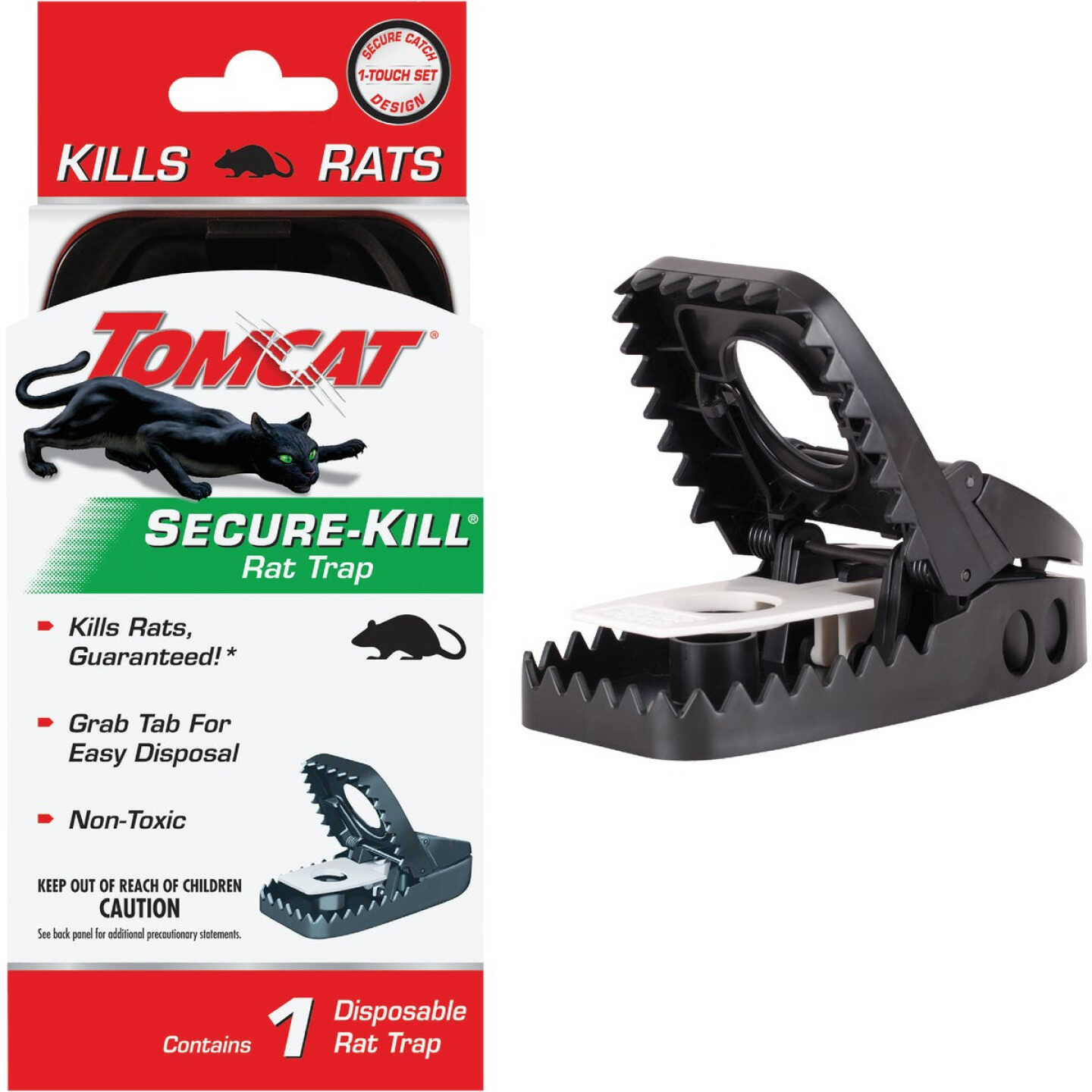 TOMCAT Secure-Kill Mechanical Rat Trap Image 1