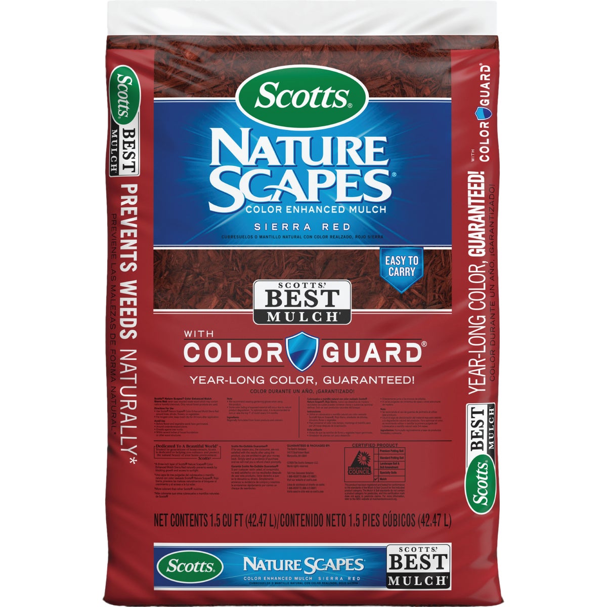 Scotts Nature Scapes 1.5 Cu. Ft. Sierra Red Color Enhanced Mulch