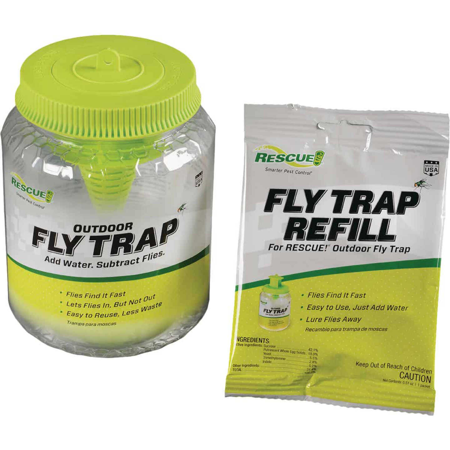 Rescue Reusable Outdoor Fly Trap Image 3