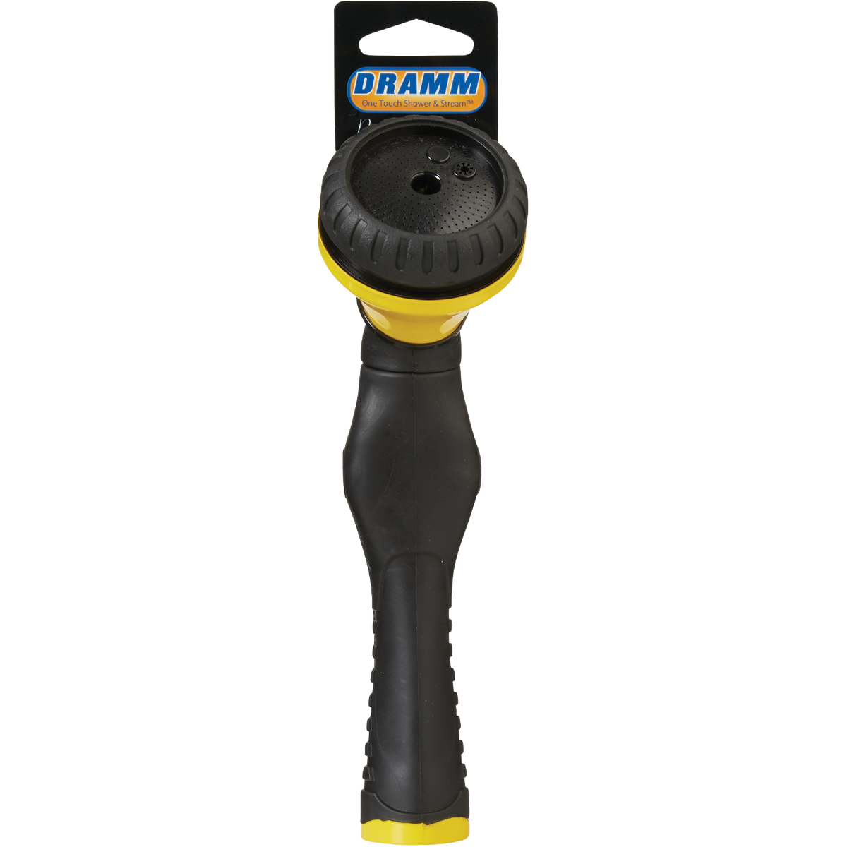 Dramm One Touch Heavy-Duty Metal Shower & Stream Multi-Pattern Nozzle, Yellow Image 2