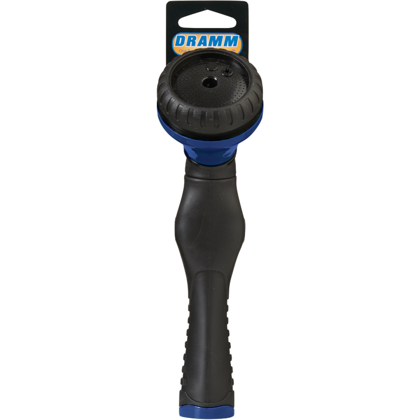 Dramm One Touch Heavy-Duty Metal Shower & Stream Multi-Pattern Nozzle, Blue Image 2