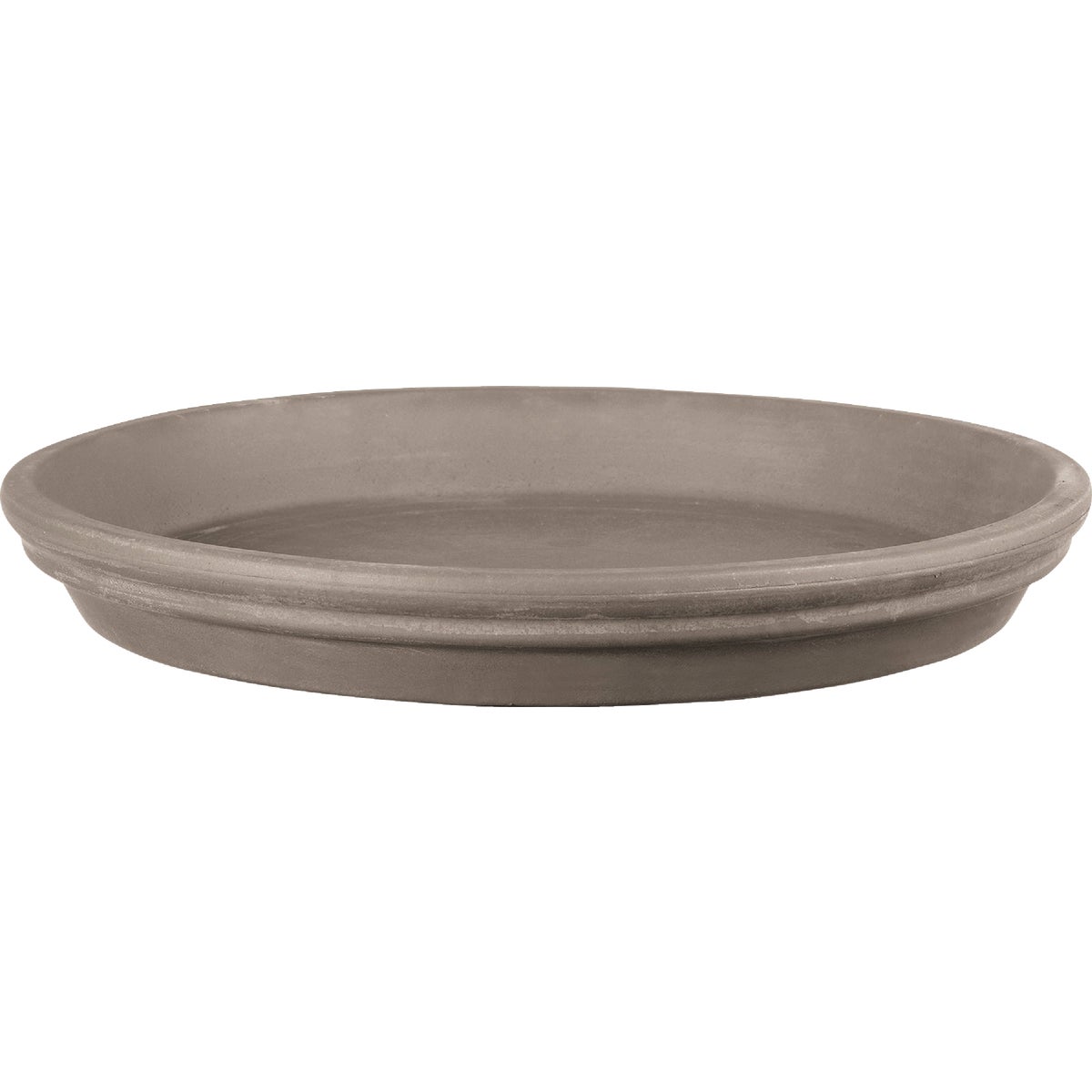 Deroma 4.3 In. Grafite Clay Standard Saucer Image 1