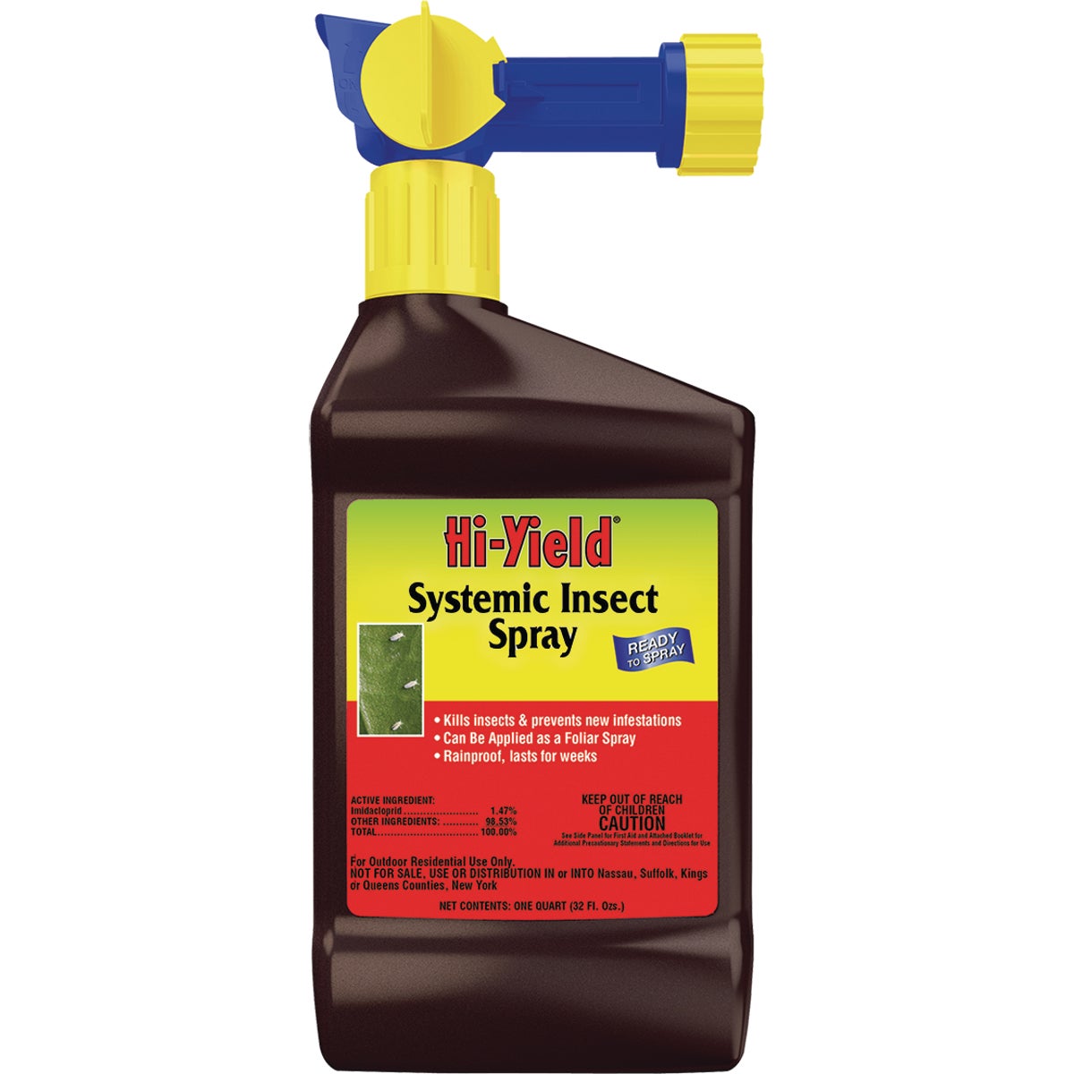 Hi-Yield 32 Oz. Ready To Spray Hose End Systemic Insect Killer