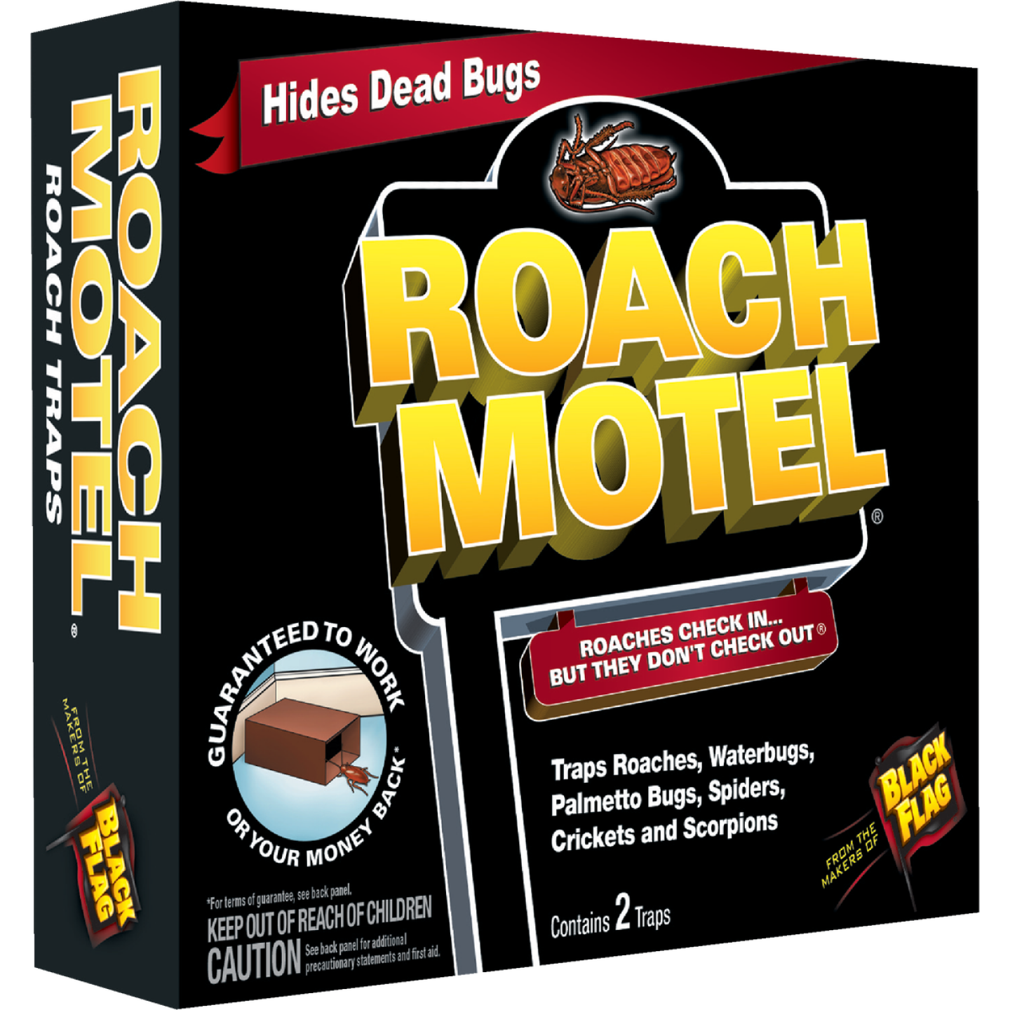Black Flag Roach Motel Roach Bait & Glue Trap (2-Pack) Image 1
