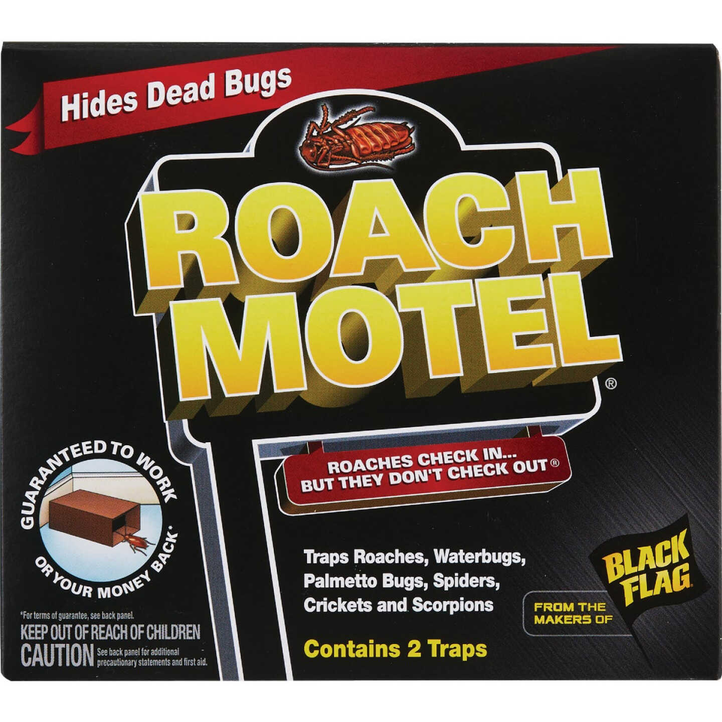 Black Flag Roach Motel Roach Bait & Glue Trap (2-Pack) Image 3