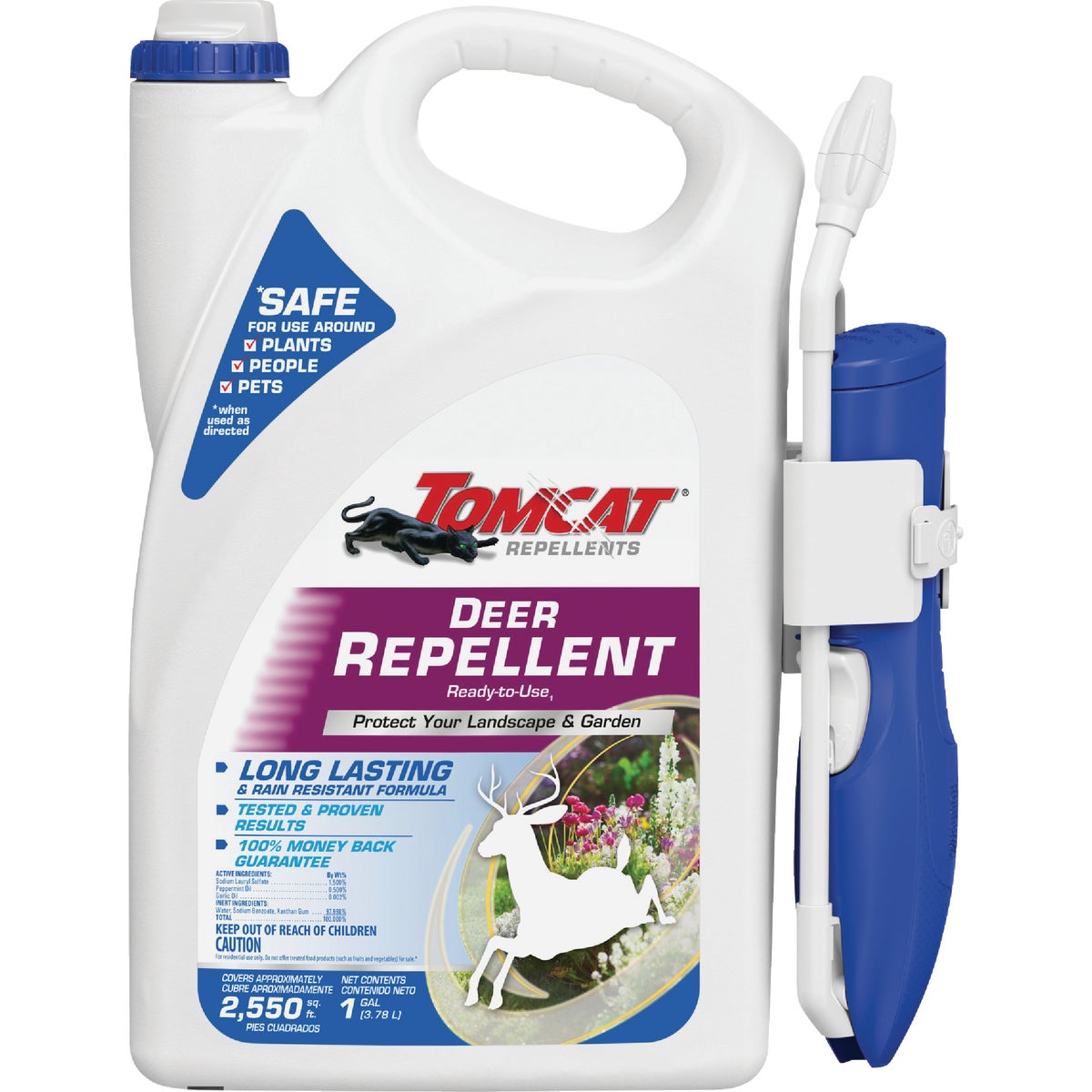 TOMCAT 1 Gal. Ready-To-Use Deer Repellent with Comfort Wand