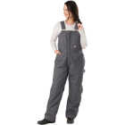 Berne Women's Small Titanium Softstone Duck Insulated Bib Overall Image 1