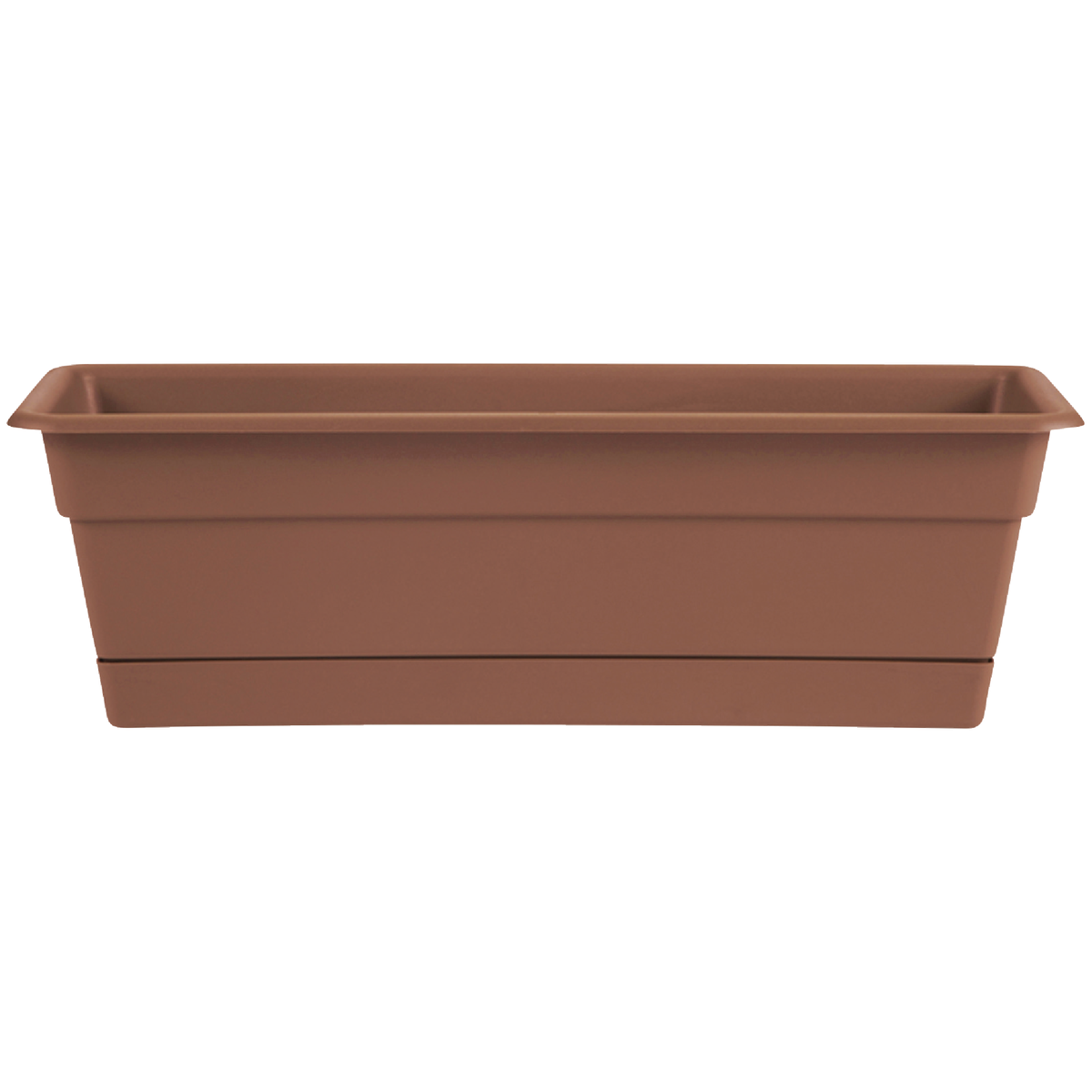 Bloem Dura Cotta 24 In. Plastic Terra Cotta Flower Box