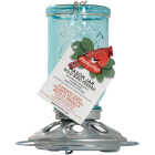 Perky-Pet Blue Glass Mason Jar 1 Lb. Capacity Bird Feeder Image 2