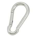 Campbell 5/16 In. 130 Lb. Load Capacity Zinc-Plated Steel Safety Spring Look All Purpose Snap Image 1