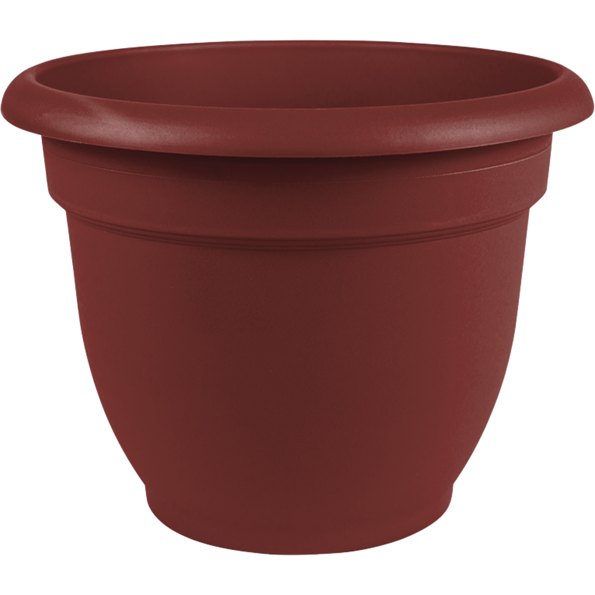 Bloem Ariana 12 In. Plastic Self Watering Burnt Red Planter Image 1