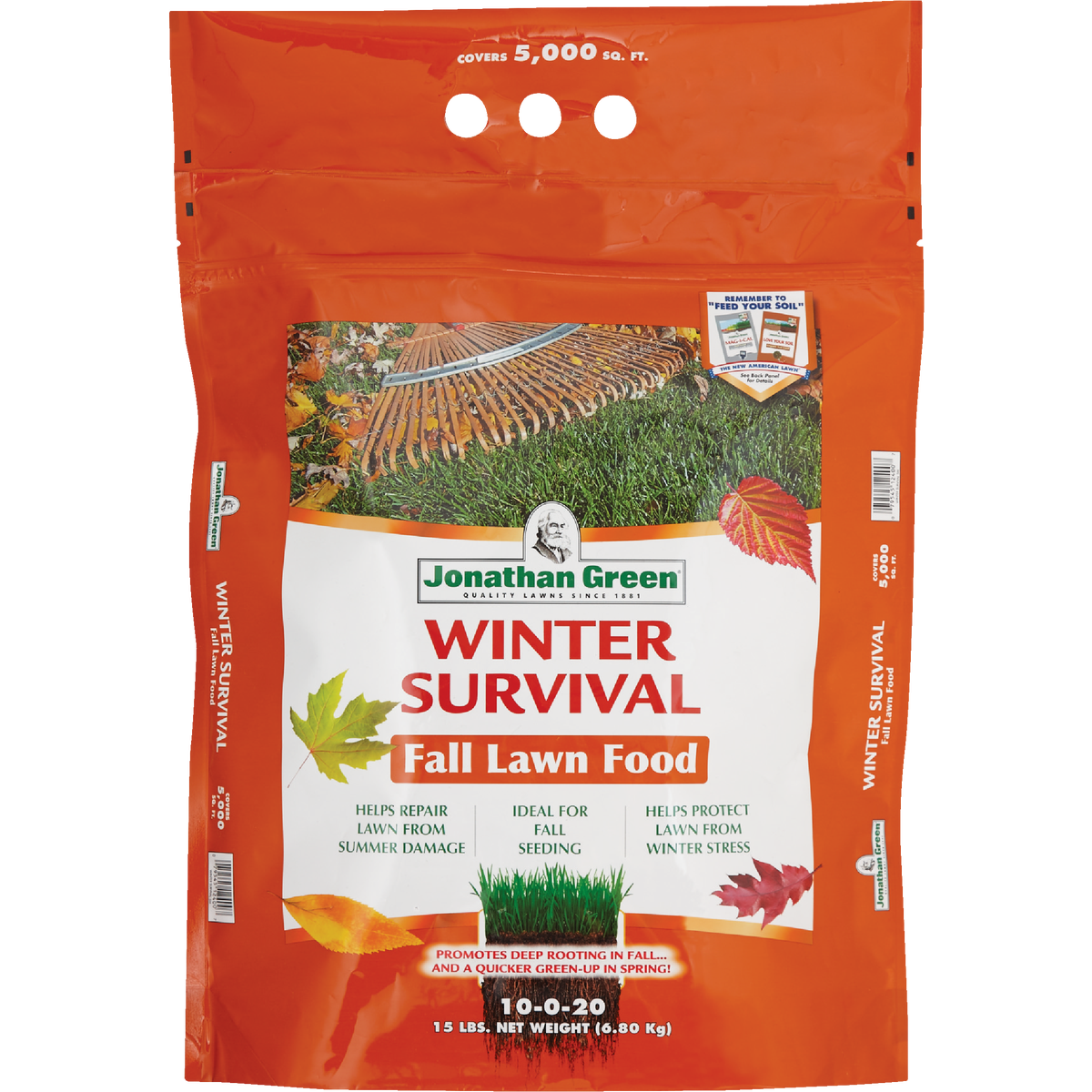 Jonathan Green Winter Survival 15 Lb. 5000 Sq. Ft. 10-0-20 Winterizer Fall Fertilizer Image 1