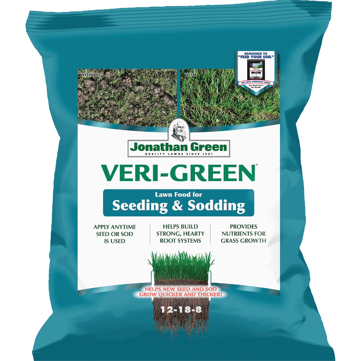 Jonathan Green Veri-Green 15 Lb. 5000 Sq. Ft. 12-18-8 Seeding & Sodding Starter Fertilizer