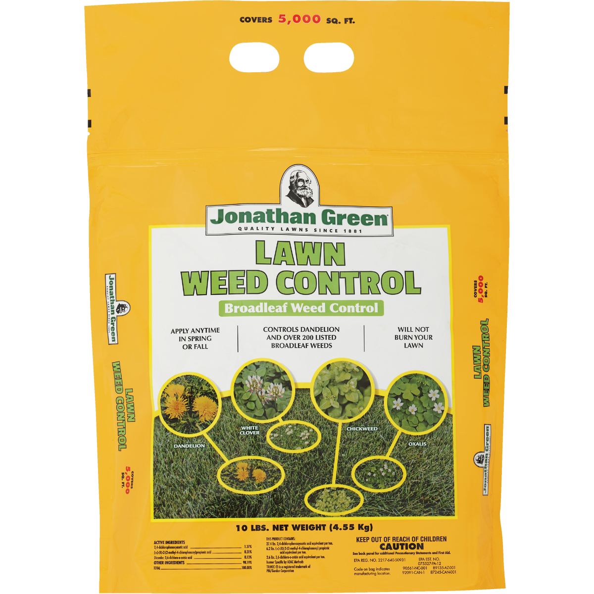 Jonathan Green 10 Lb. Ready To Use Granules Lawn Weed Control Weed Killer