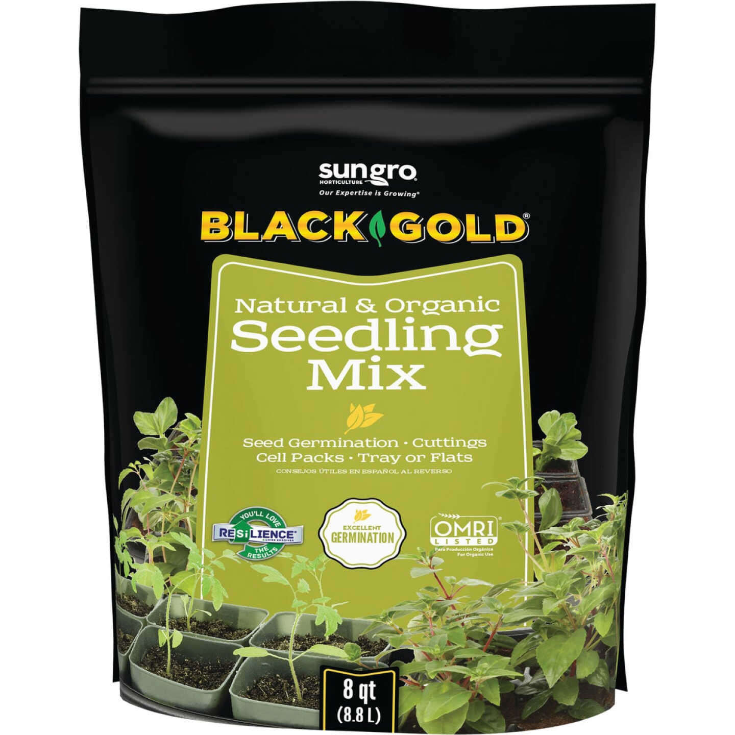 Black Gold 8 Qt. 6 Lb. All Purpose Container Potting Seed Starting Mix Image 1
