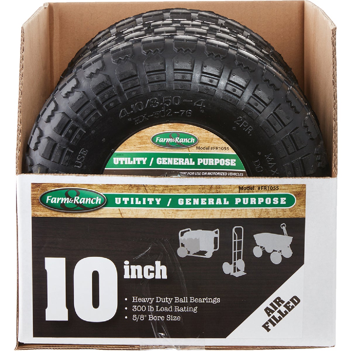 Farm & Ranch 10 In. 300 Lb. Weight Capacity Wheel And Tire Image 2