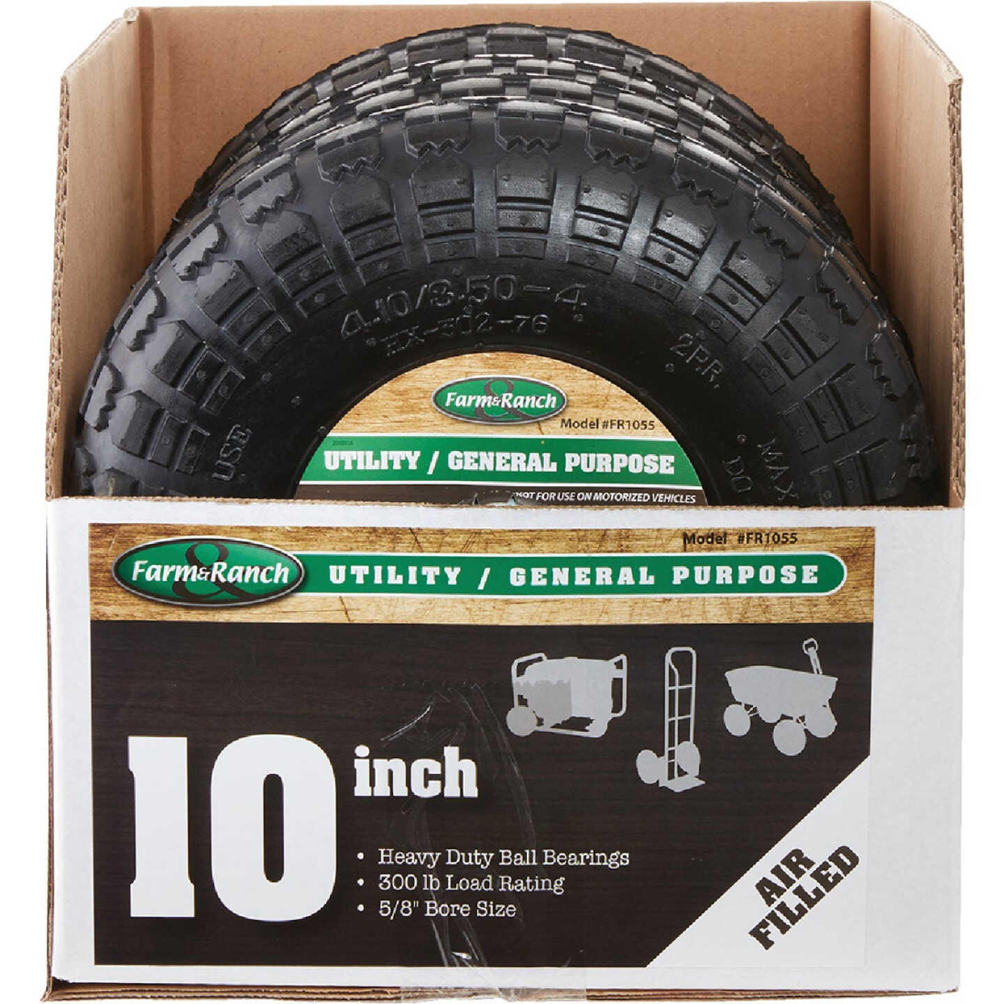 Farm & Ranch 10 In. 300 Lb. Weight Capacity Wheel And Tire Image 2