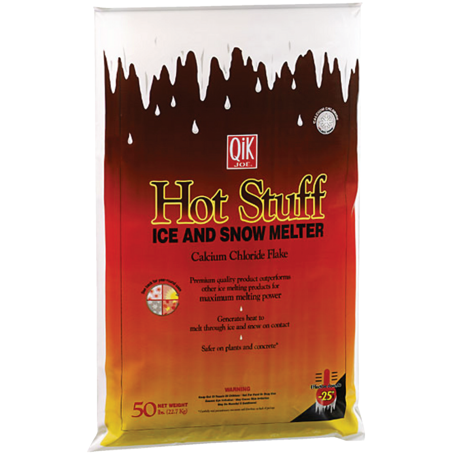 Qik Joe Hot Stuff 50 Lb. Ice Melt Flakes Image 1
