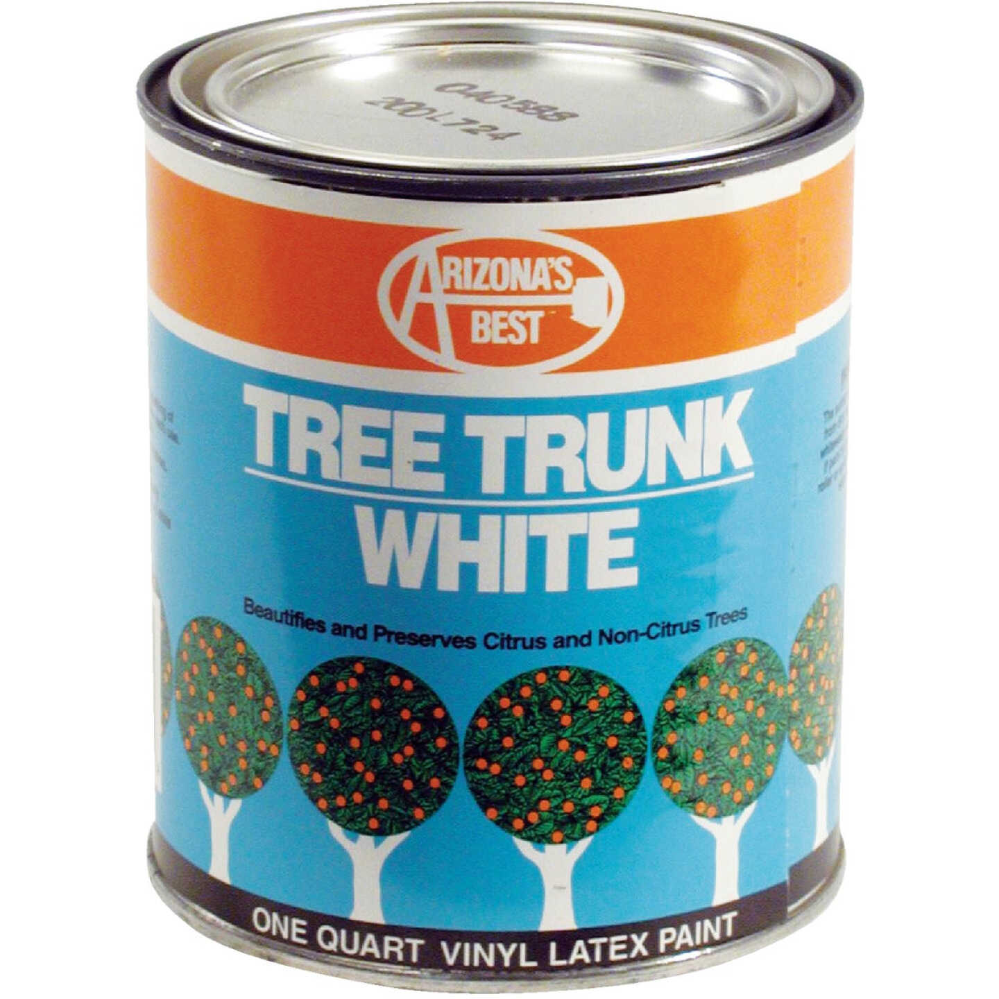 Arizona's Best White Vinyl Latex Paint 1 Quart Tree Trunk Coating Image 1