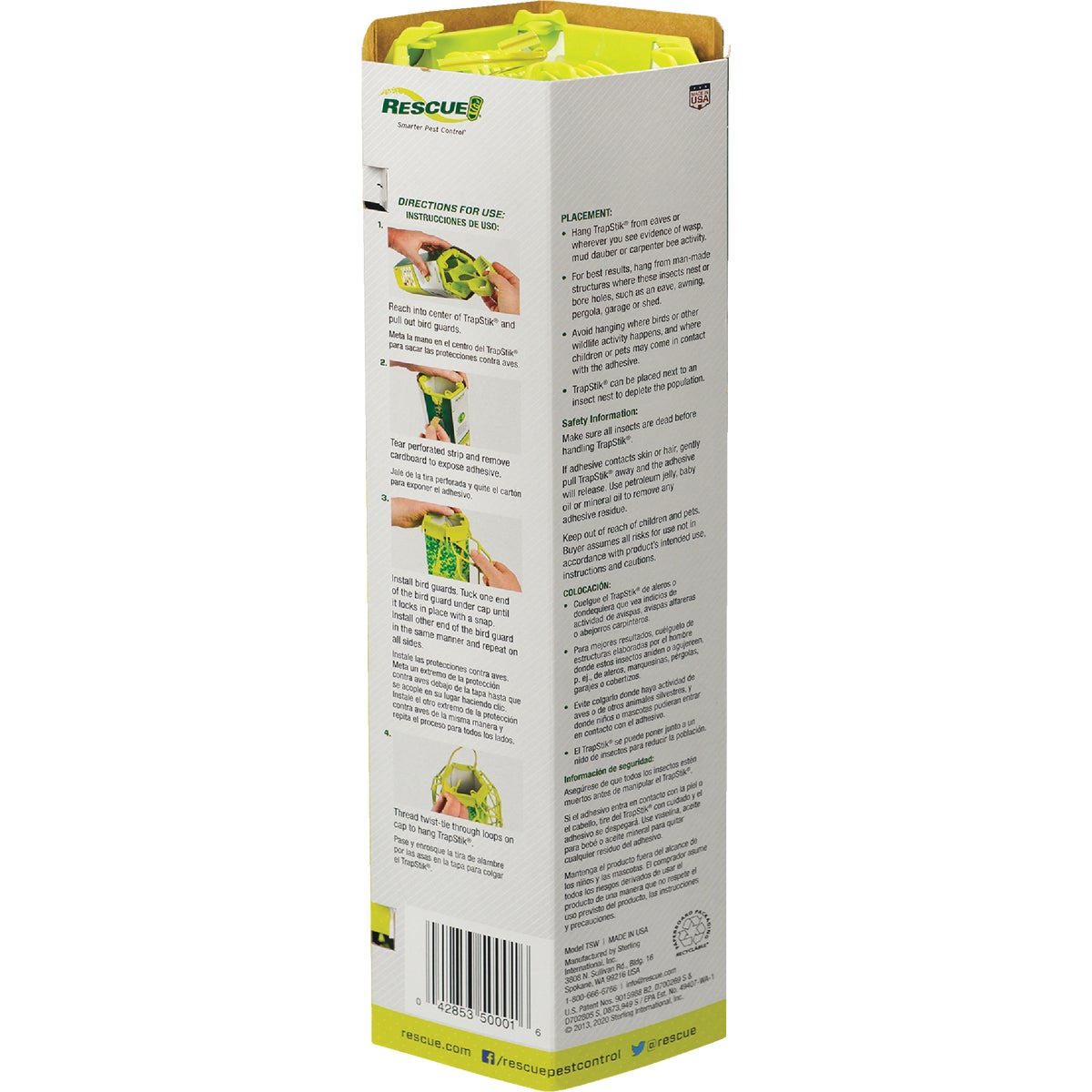 Rescue TrapStik Wasp, Carpenter Bee, Mud Dauber Trap Image 5