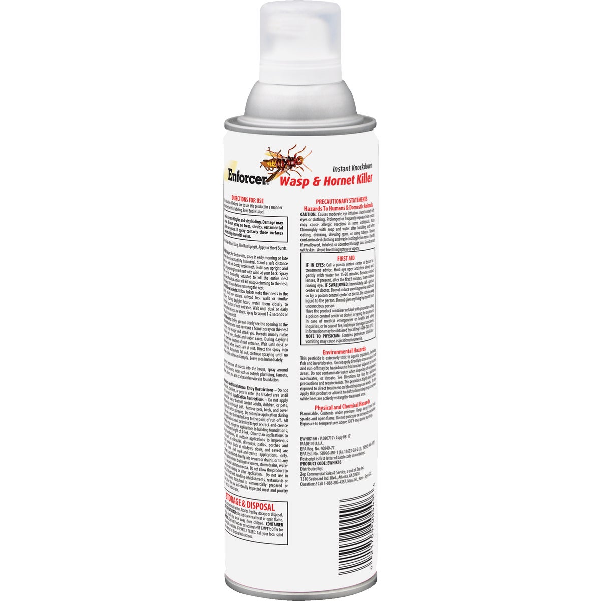 Enforcer 16 Oz. Liquid Aerosol Spray Wasp & Hornet Killer Image 2