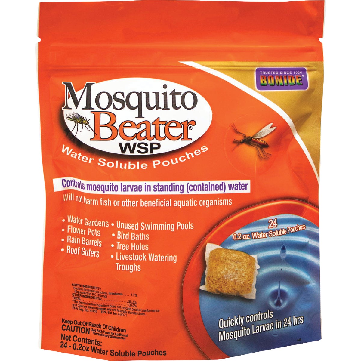 Bonide Mosquito Beater WSP Water Soluble Pouches (24-Pack) Image 1