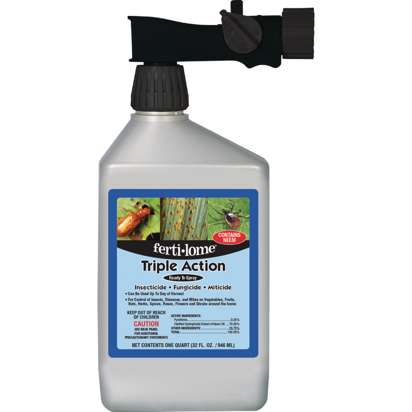Ferti-lome Triple Action 32 Oz. Ready To Spray Hose End Insect & Disease Killer Image 1