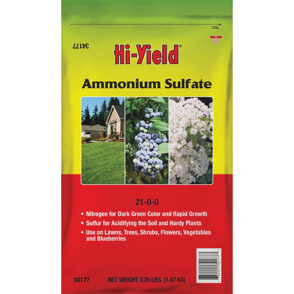 Hi-Yield 3.25 Lb. 21-0-0 Ammonium Sulfate