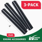 Master Mark Plus Straight Black Plastic Lawn Edging Coupler (3-Pack) Image 2