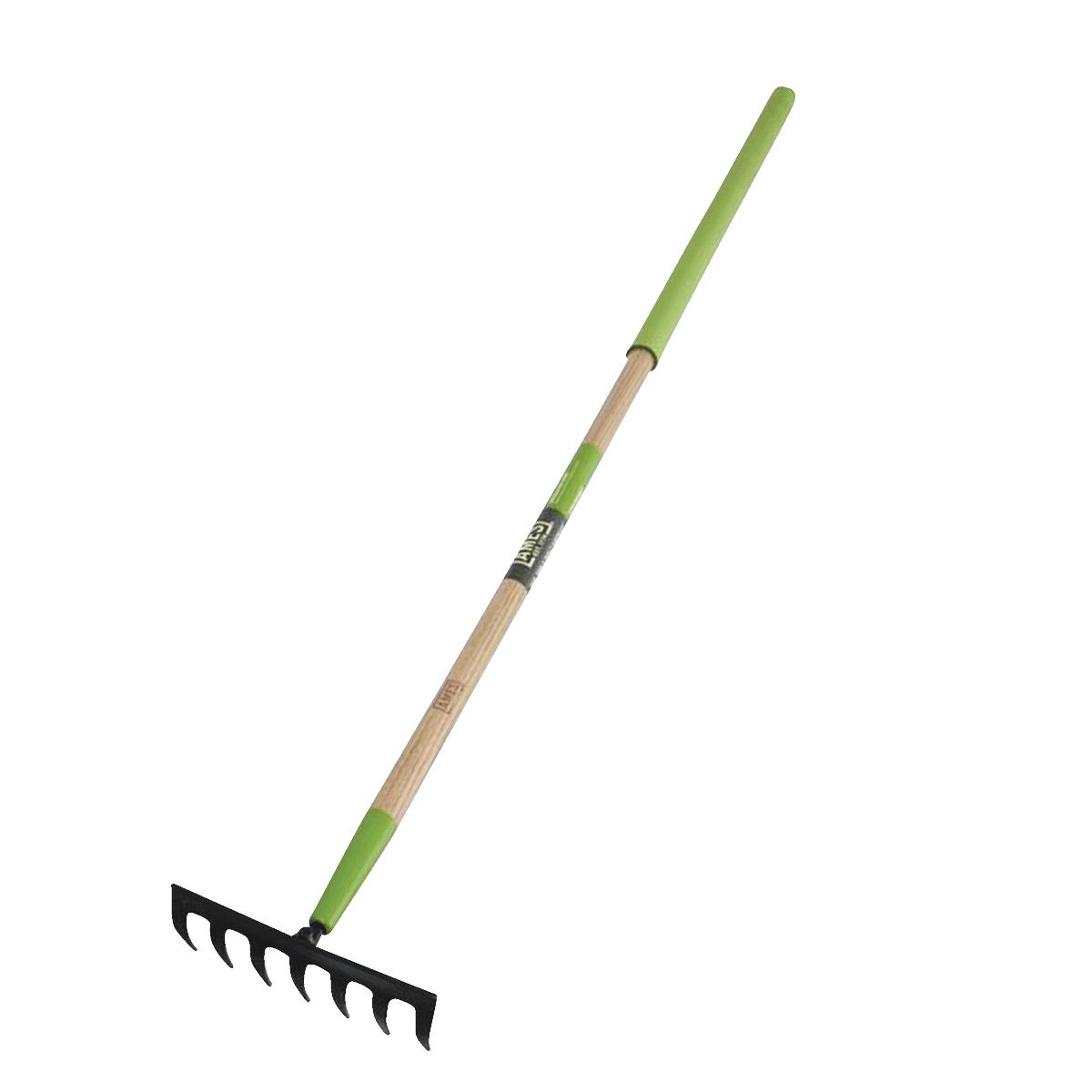 Ames 50.5 In. Wood Handle 7-Tine Level Garden Rake