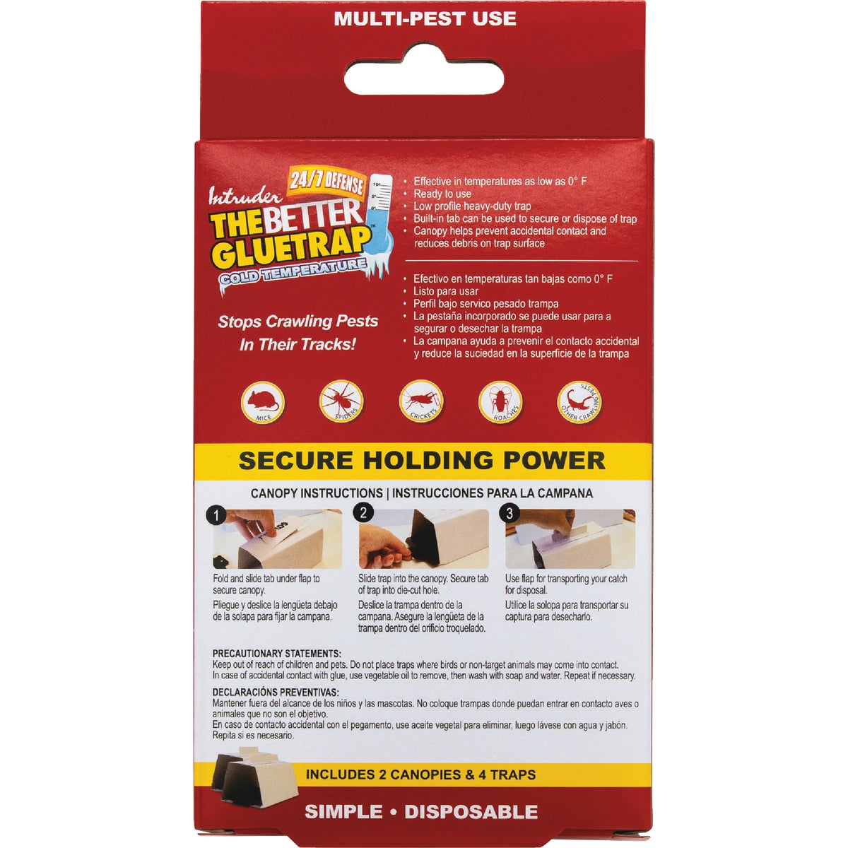 Intruder The Better Glue Trap Cold Temperature Mouse Trap (4-Pack) Image 4