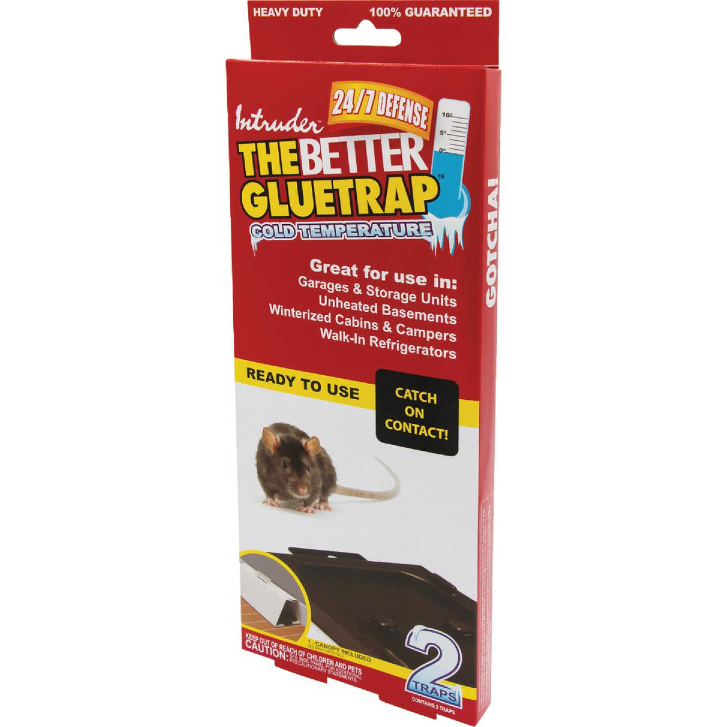 Intruder The Better Glue Trap Cold Temperature Rat Trap (2-Pack) Image 3