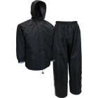 Boss Large 3-Piece Black Polyester Rain Suit Image 1
